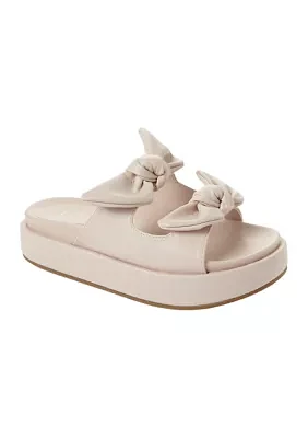 Kiki Bow Slide Footbed Sandals