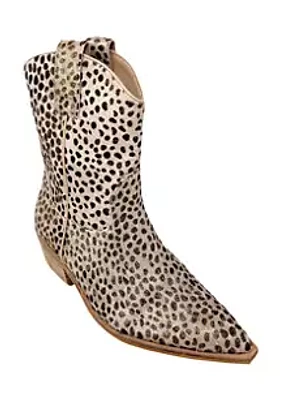 SHUSHOP Toni Leopard Western Boots