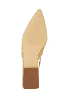 Brit Straw Slingback Flats