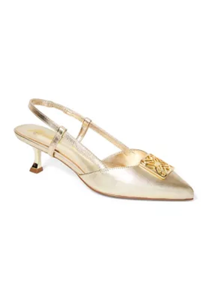 Schuyler Slingback Kitten Heels