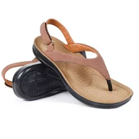 Verra Women's Comfortable Soft Toe Post Sandals with Arch Support