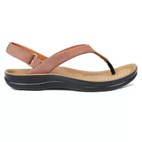 Verra Women's Comfortable Soft Toe Post Sandals with Arch Support