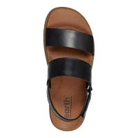 Leah Round Toe Strappy Casual Flat Sandals