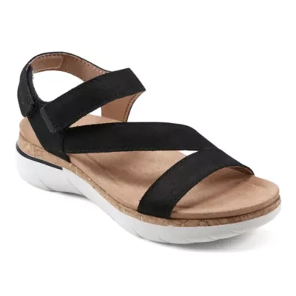 Roni Almond Toe Flat Strappy Casual Sandals