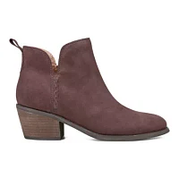 Marisole Block Heel Slip On Casual Booties