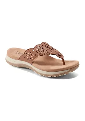 Sadie Round Toe Casual Slip On Thong Sandals