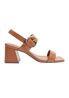 Sage Mid Block Sandals