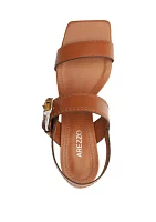 Sage Mid Block Sandals