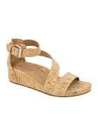 Gwen Wedge Cork Sandals