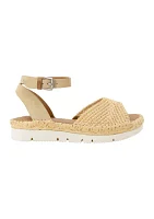 Lucille Raffia Sandals