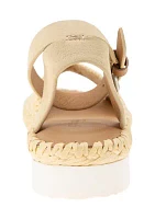 Lucille Raffia Sandals