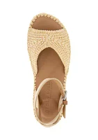 Lucille Raffia Sandals