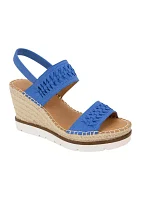 Elyssa 2 Band Braided Sandals