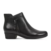 Carly Side Zip Casual Ankle Booties