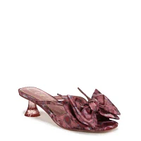 Natalina Kitten Heel Mule