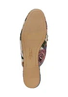 Trish Jewel Slip On Mule Flats