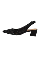 Pranil Sparkle Slingback Heels