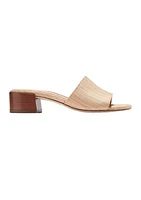 Cali Single Band Block Heel Sandals