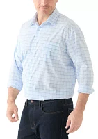 Men's Big Fit  Ultra Wrinkle Free Dress Shirt, Flex Collar