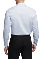 Men's Regular Fit Ultra Wrinkle Free Flex Collar Dress Shirt