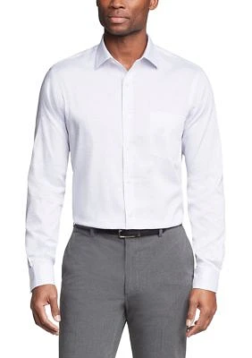 Men's Regular Fit Ultra Wrinkle Free Flex Collar Dress Shirt