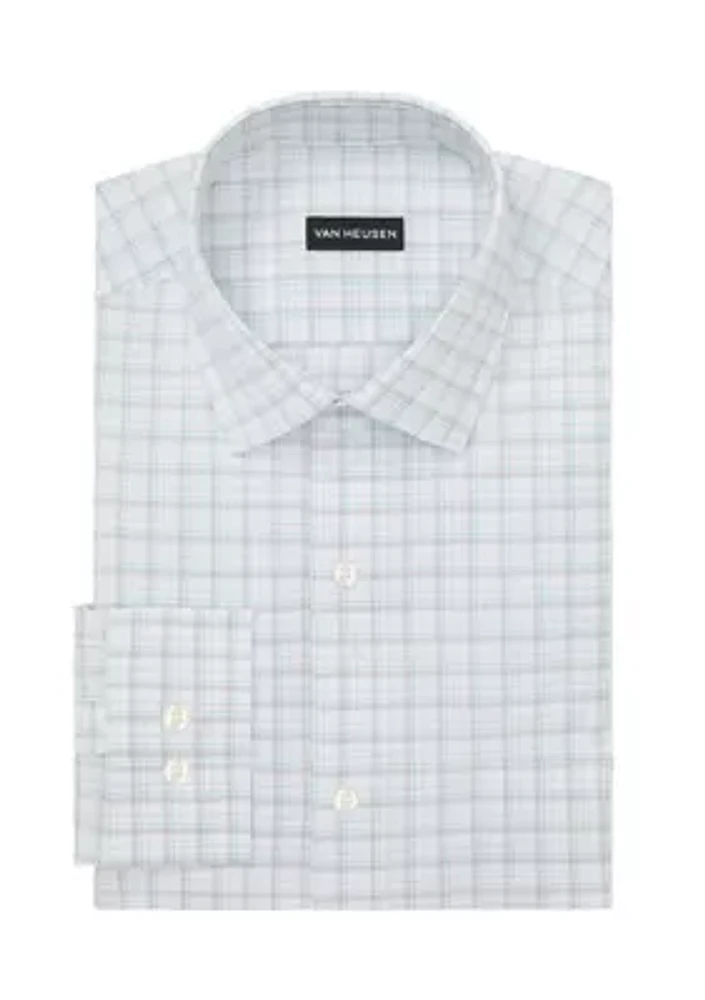 Men's Ultra Wrinkle Free Regular Fit Dress Shirt, Flex Collar