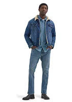 Men's Sherpa Lined Denim Trucker Jacket