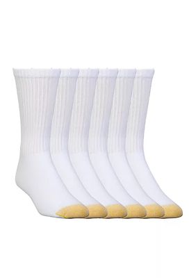 6 Pack of Cotton Crew Socks