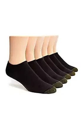 Gold Toe® 6-Pack No Show Athletic Socks