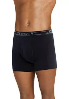 Everyday Casual Cotton Blend 5" Boxer Briefs - 4 Pack