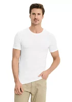 Smooth Fit Cotton Stretch Crew Neck Undershirt - 3 Pack