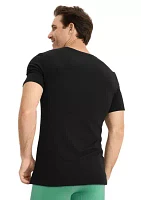 Smooth Fit Cotton Stretch Crew Neck Undershirt - 3 Pack