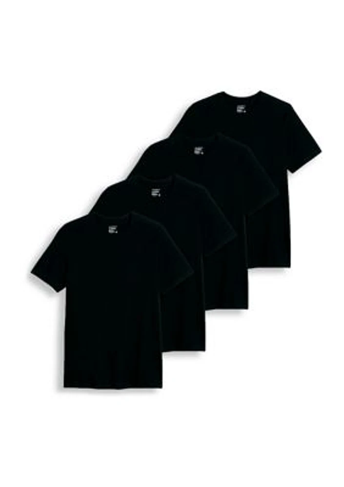 Classic Crew Neck T-Shirt - 4 Pack