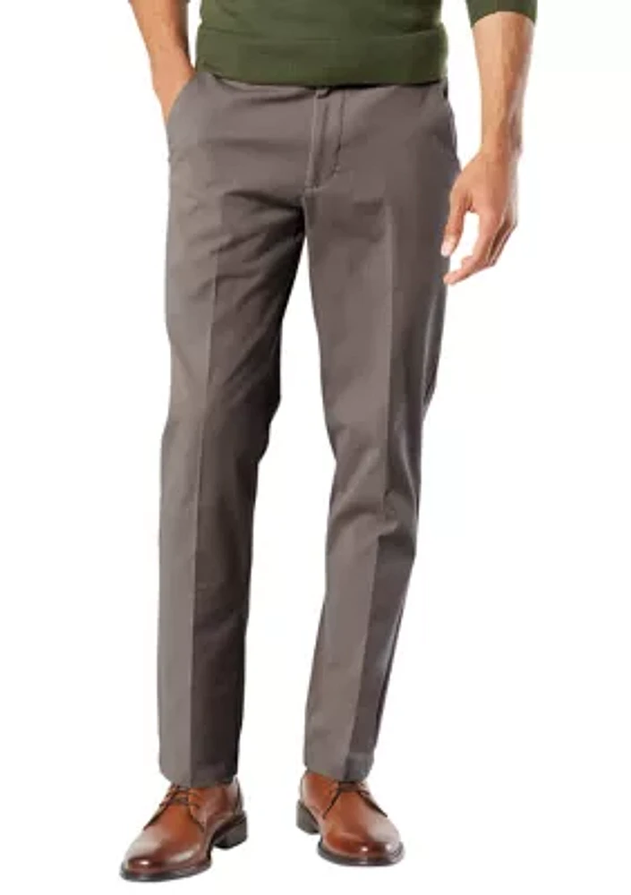 Slim Tapered Fit Workday Khaki Smart 360 Flex™ Pants