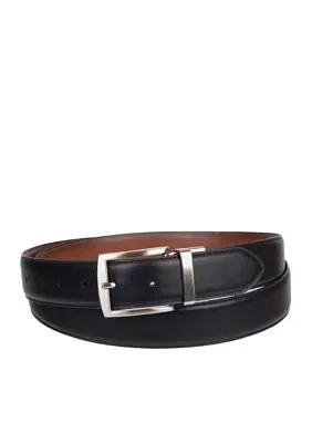 Big & Tall Stretch Reverse Men's Leather Belt