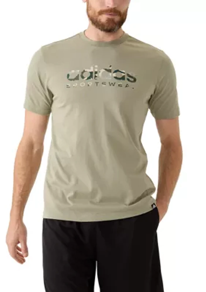 Camo Script Logo T-Shirt