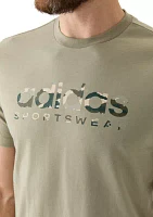 Camo Script Logo T-Shirt