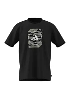 Big & Tall Camo Box Graphic T-Shirt