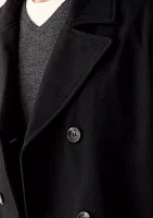 Button Front Peacoat