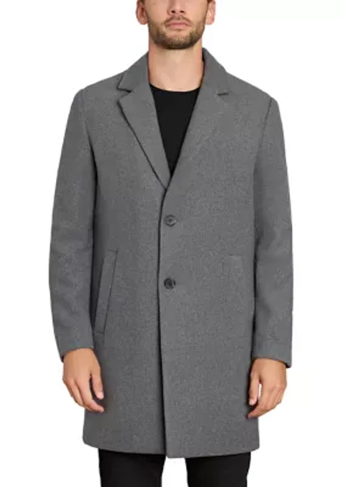 Men's 2-Button Wool Coat