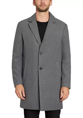 Men's 2-Button Wool Coat