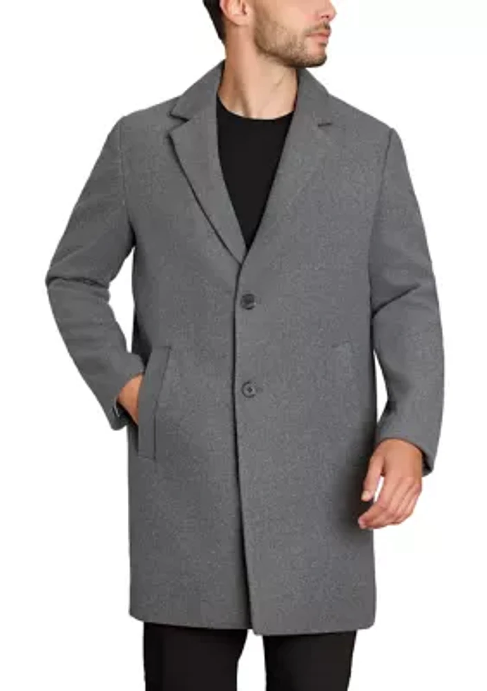 Men's 2-Button Wool Coat