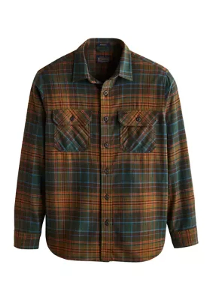 Men's Burnside Plaid Printed Shirt