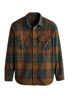 Men's Burnside Plaid Printed Shirt