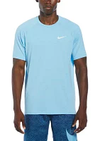 Heather Short Sleeve Hydroguard Swim T-Shirt