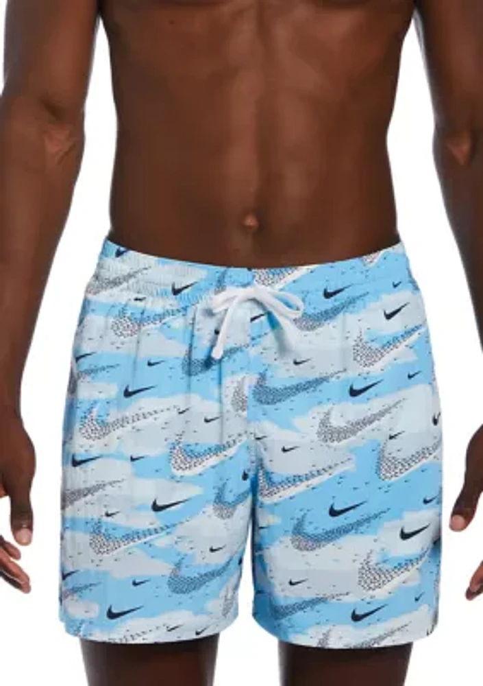 5'' Flocked Volley Swim Shorts