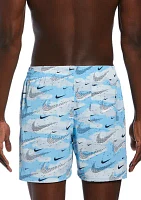 5'' Flocked Volley Swim Shorts