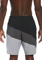 9" Color Sideways Surge Swim Trunks