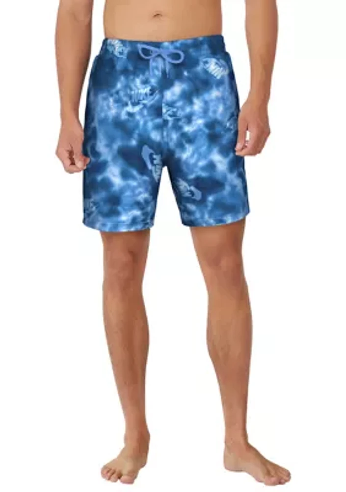 Water Tie Dye 7" Volley Shorts