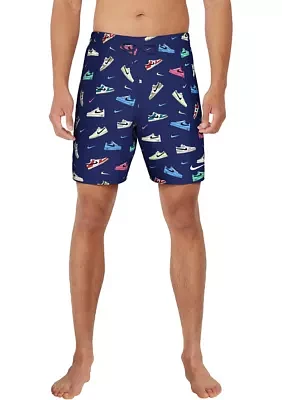 Multi Print 7" Volley Shorts